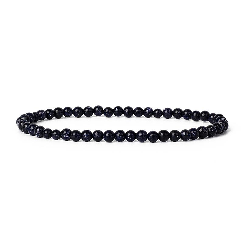 Natural Stone Bracelets Men 4mm 6mm Beads Elastic Bracelet Charm Chakra Healing Reiki Yoga Bracelets For Women Beads Jewelry New