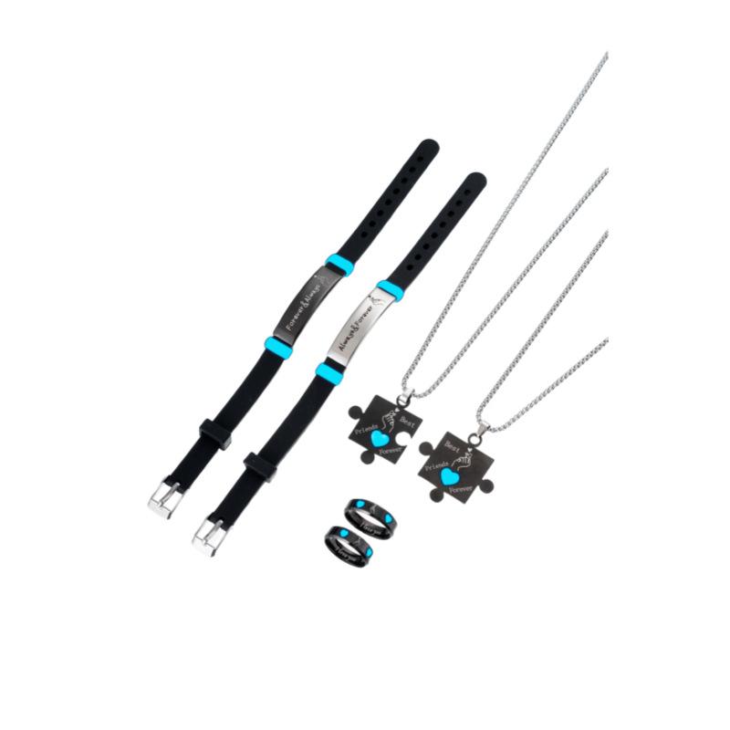 

Accessories ALWAYS & Forever Stainless Steel Couple Necklace