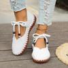 Retro Round Head Light Soft Sole Casual Shoes Women