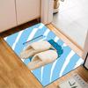 Argentina Football club Printed Office Carpet Chair Cushion  Entryway Rug, Rugs for Living Room, Bedroom Christmas gifts