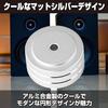 HAMILO 8-Piece Round Insulator Set for Audio Speakers and Amplifiers, Anti-Feedback (Silver)
