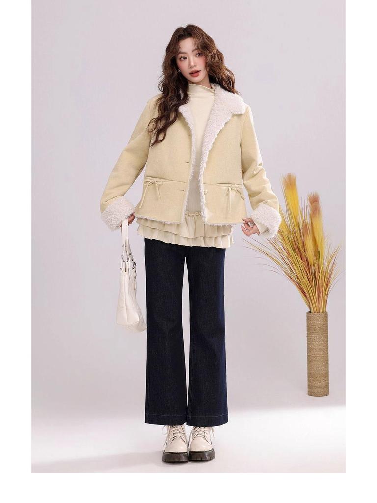 270g Velvet Women's Warm Half-High Collar Long Sleeve T-Shirt, New Autumn/Winter Korean Style Slimming Top