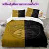 AEK Athens F.C Pattern Bedding,Quilt Set Quilt Cover Pillowcase Home Birthday Gift (1*duvet Cover+2*pillowcase,without Core)
