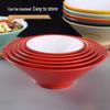 Two-Tone Melamine Conical Noodle Bowl