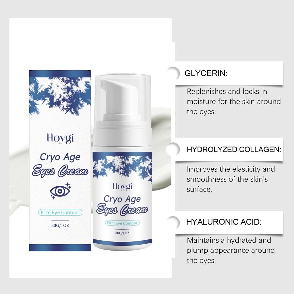 Eye Cream, Mild & Moisturizing, Refreshing & Brightening, Fast Absorbing Daily Eye Care