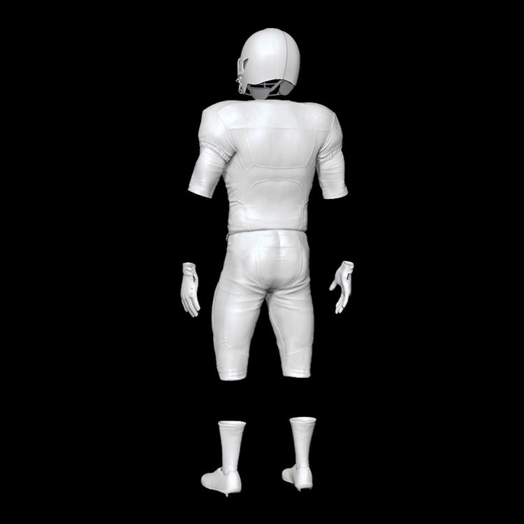 Custom Sublimated Quick Dry Breathable Tackle Twill American Rugby Football Uniforms Set S белый