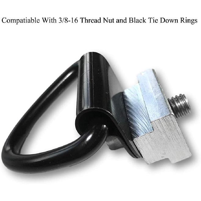 LE KAPMOZ T Slot Nuts For Toyota Tacoma Bed Rails Cleats Bed Rack Rail Accessories For Tundra Pickup Truck Deck Bike Mount W/Stainless Button Socket