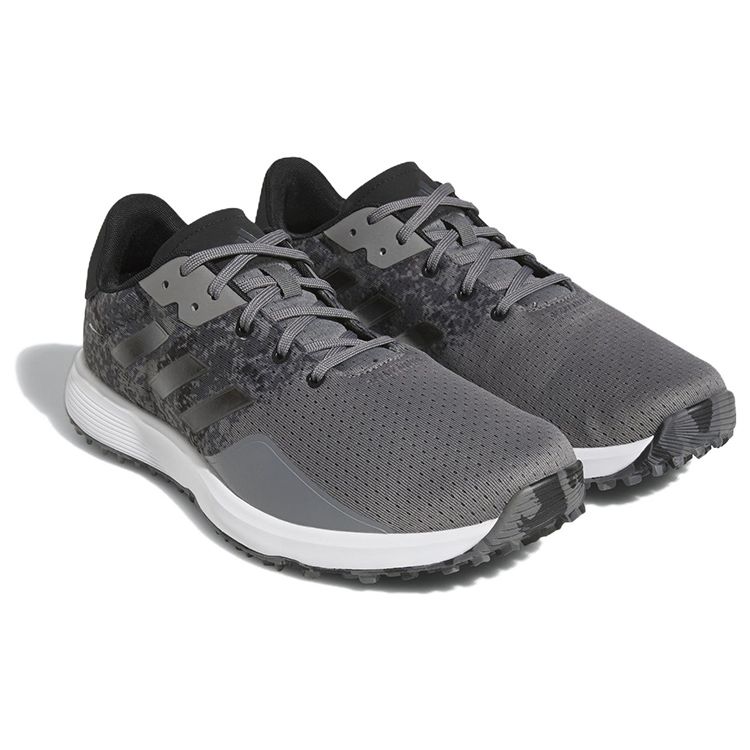 Adidas S2G SL 23 Slip Resistant Durable Shock Absorbing Low Top Golf Shoes Men Sneakers Gray White Black GV9408