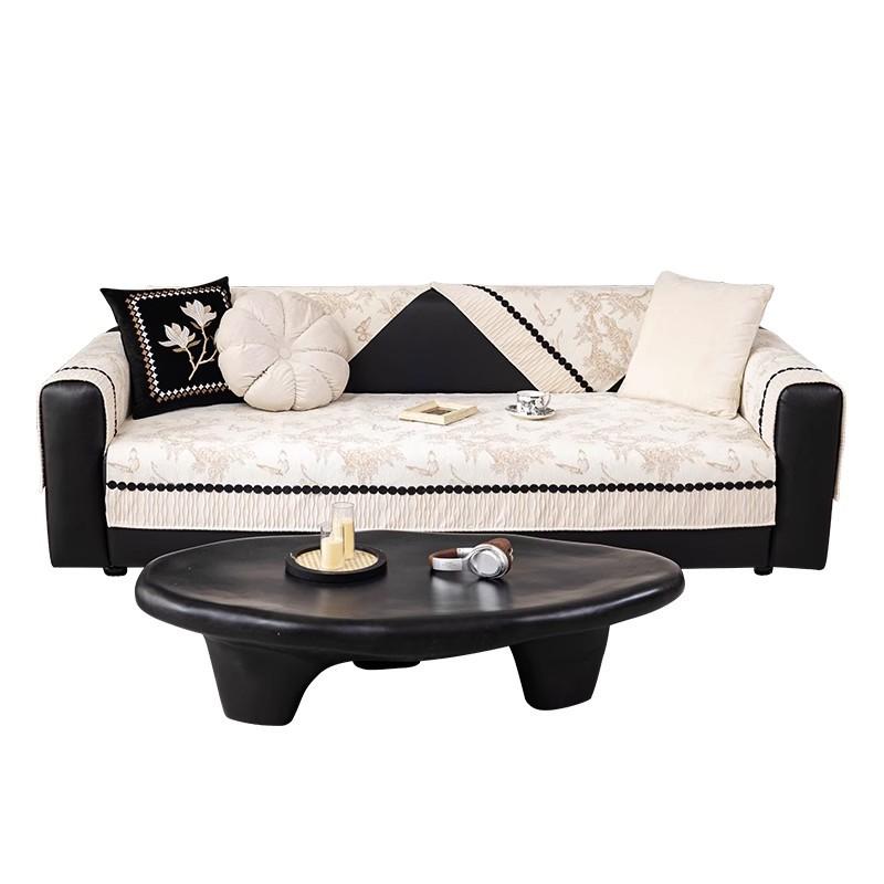 Light French Sofa Cushion, Universal Chenille  New High-End Non-Slip Leather Seat Cushion Cover Cover Cloth