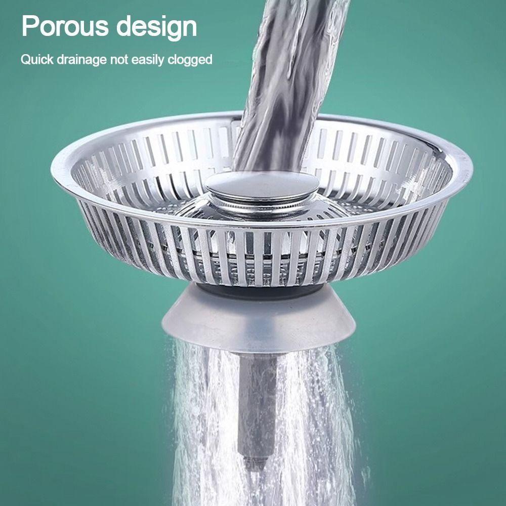 Anti-blocking Drain Filter Anti Clog Mesh Trap Usefull Kitchen Sink Strainer