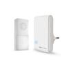 Timbre inalámbrico enchufable EcoBell 100 - 25 melodías - alcance 100 m - Blanco