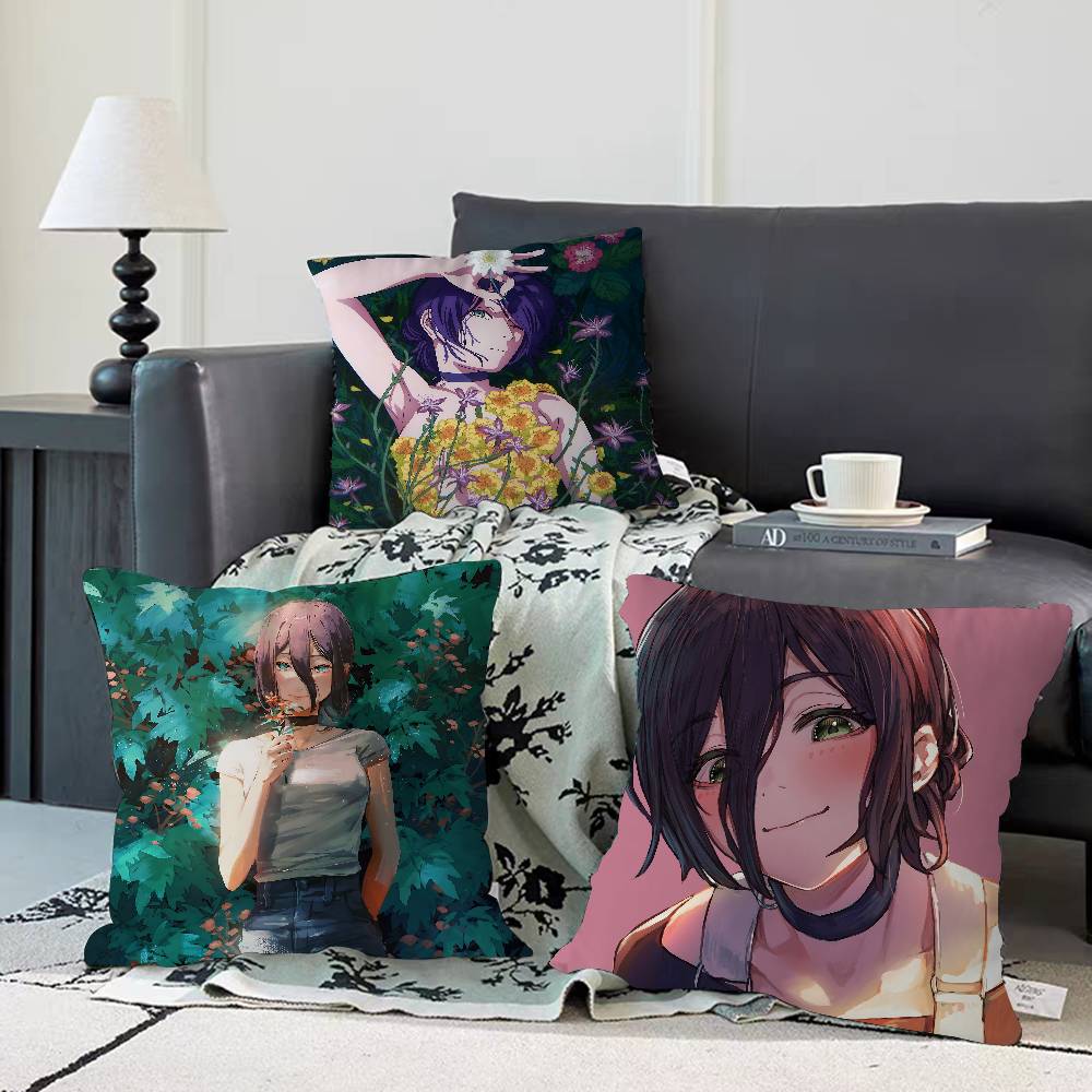R-Reze Anime Pillow Anime Pillow Sofa Bed Head Pillow Cover Cushion Cover 45x45 Cm Fashion