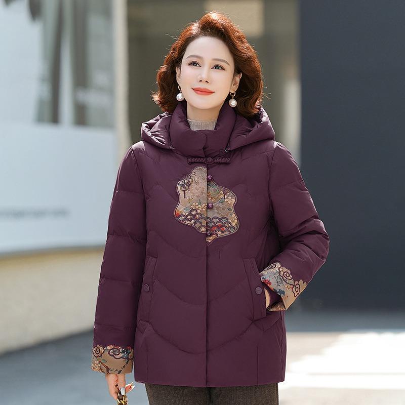 

Повседневная зимняя куртка с хлопковой подкладкой, флисом и утолщенной хлопковой подкладкой Женская пуховая куртка с хлопковой подкладкой Теплая куртка 5XL [recommended 150-80kg] фуксия