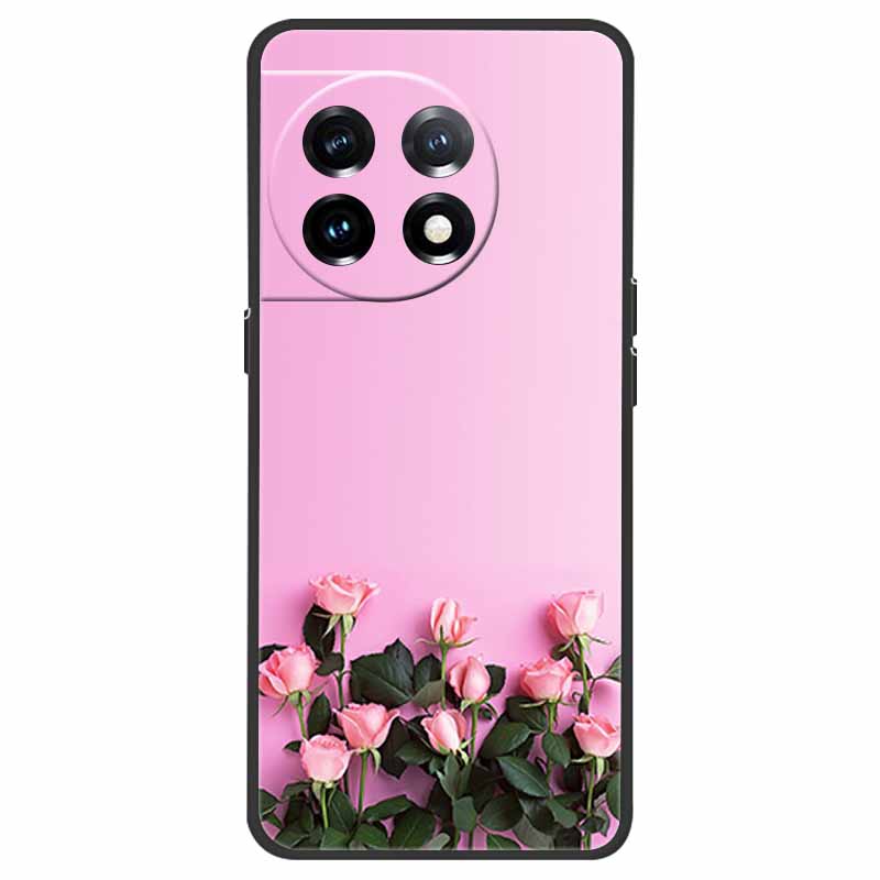 Für OnePlus 11 Hülle OnePlus11 5G Stoßfest Weiches Silikon TPU Rückseite für OnePlus 11 One Plus 11 5G Handyhüllen Niedliche Katze Wolf