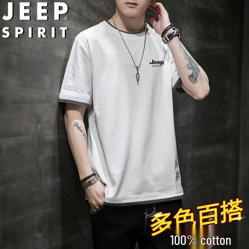 JEEP SPIRIT Men s Summer Short Sleeve Casual Wear XXL