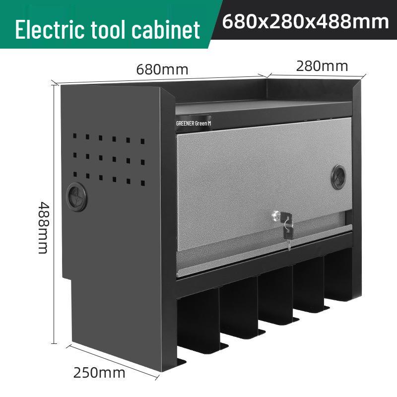 Green Forest Multi-Function Workstation: Auto Repair Tool Cart, Electric Tool Cabinet, and Workshop Workbench Combination