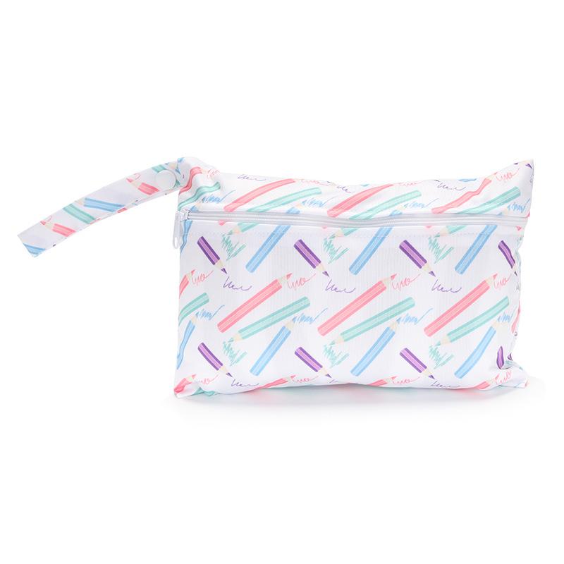 Mommy Diaper Dag Baby Toiletry Bags with Zippered Baby Diapers Waterproof Organizer Reusable Wet Dry Bags Mommy Bag