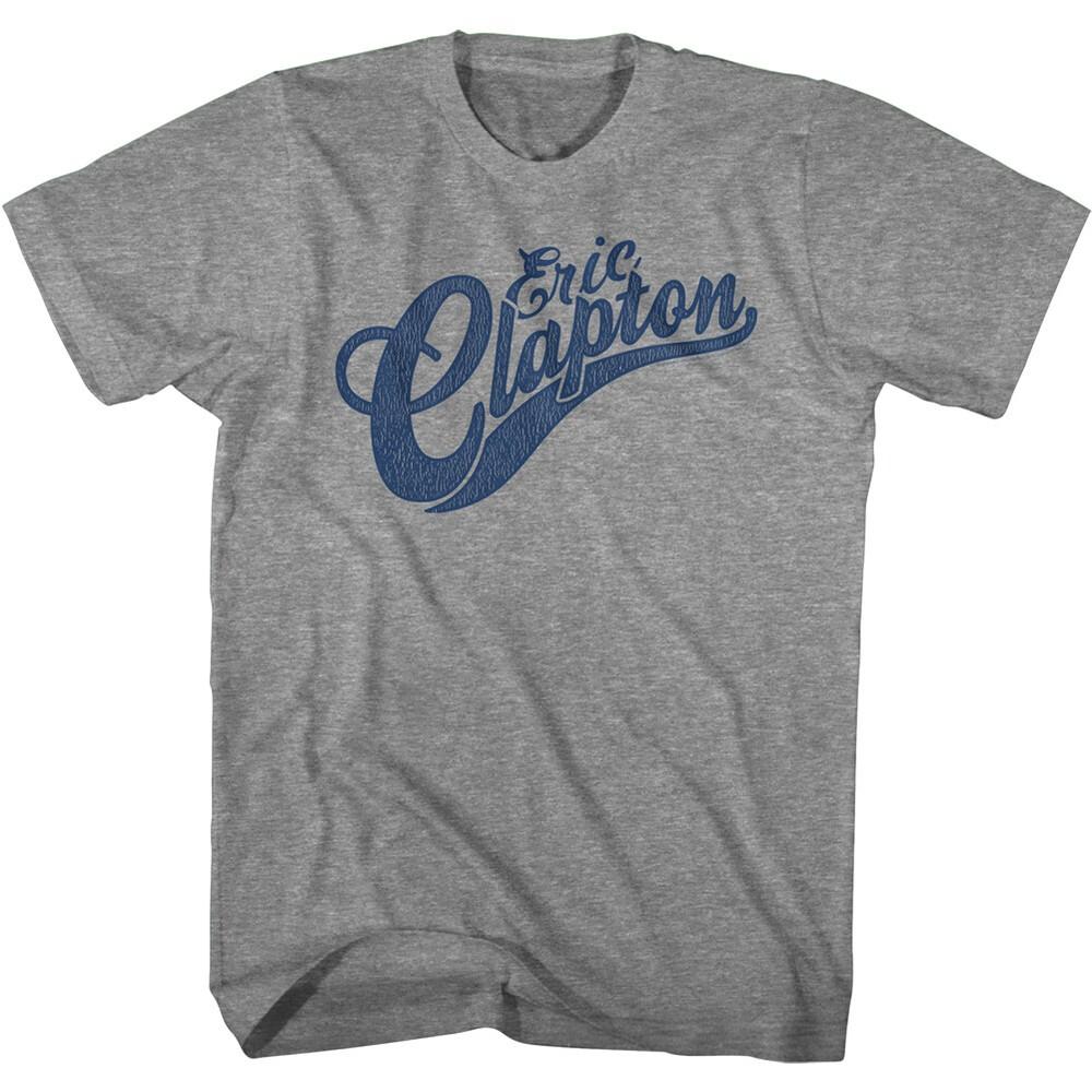 

Eric Clapton Vintage Logo Men s T Shirt Solo Artist Guitarist Yardbirds Band XL