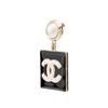 Chanel Classic Logo Double C Pearl Metal Earrings Women earrings Black AB8677-B08504-NJ108