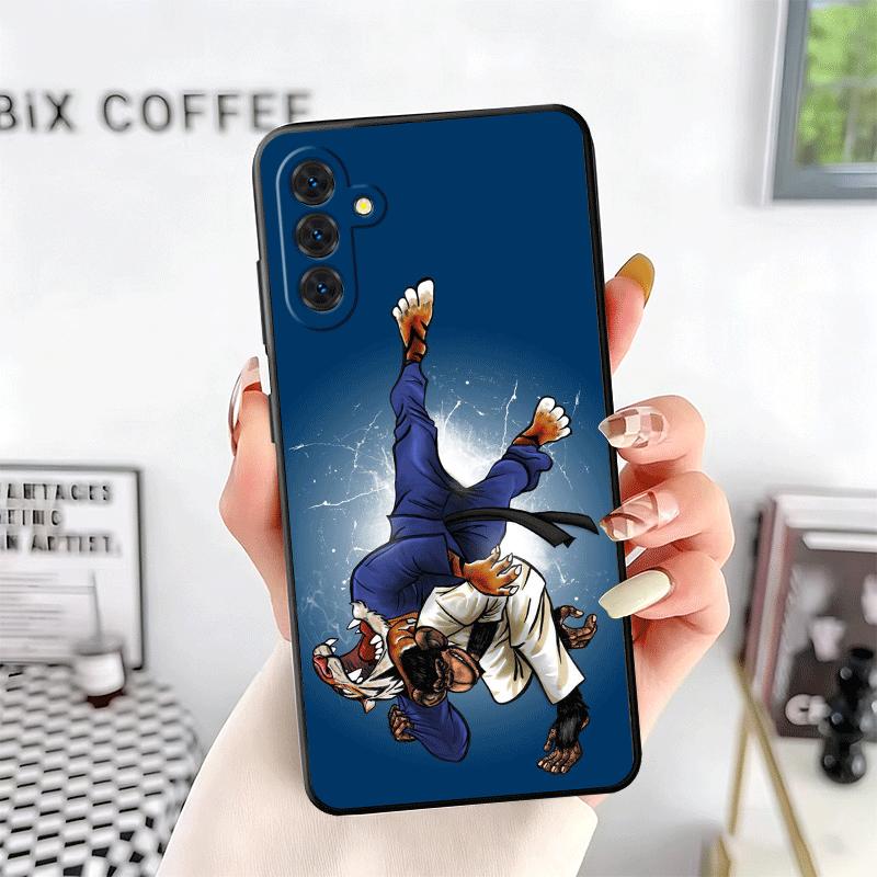 Judo Jiu Jitsu BJJ Brasilianische Weiche Handyhülle für Samsung A17 A37 A57 A16 A26 A36 A56 A15 A25 A35 A55 A14 A24 A34 A54 A13 A23 A33