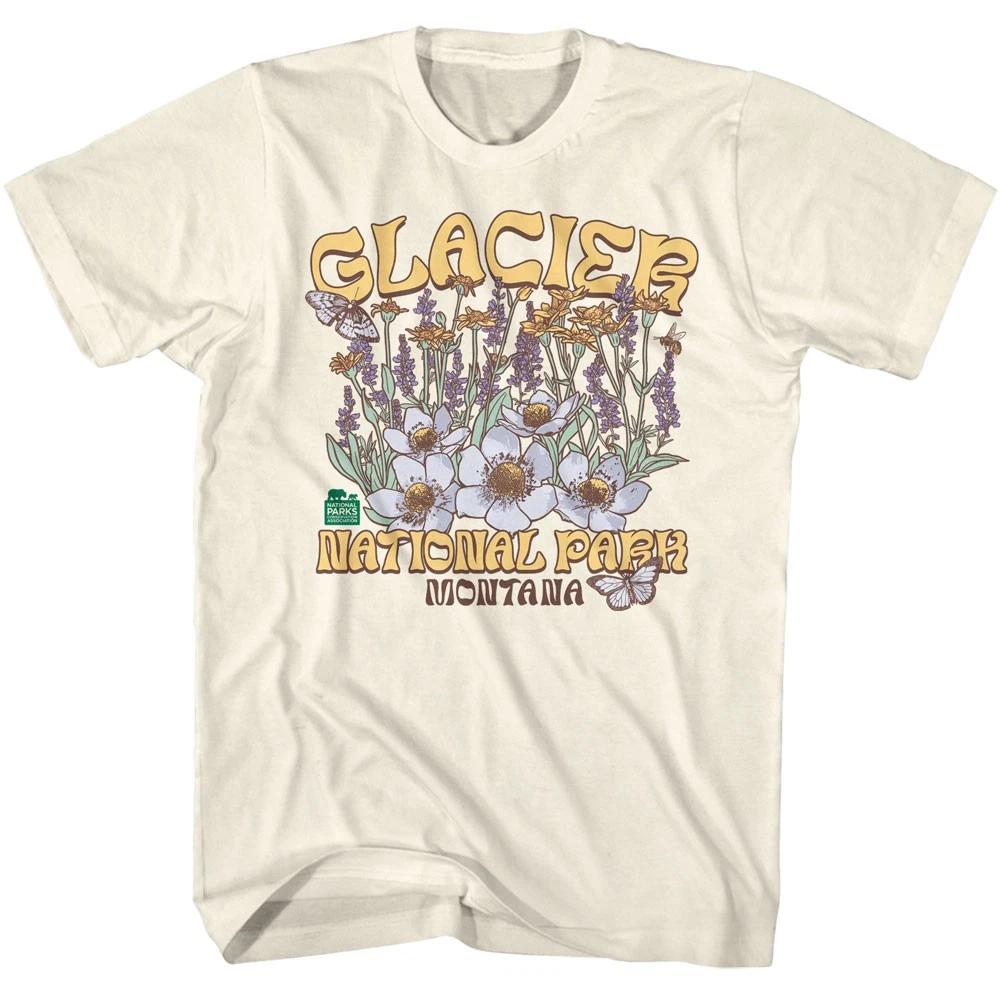 Glacier National Park Wildflowers Men s T Shirt 2XL