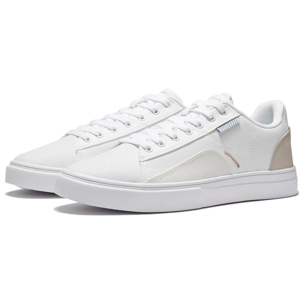 Li-Ning Non-Slip Wear-Resistant Breathable Low-Top Skate Shoes Men Sneakers White AGCR479-3
