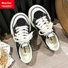 Warrior Women's 2026 New Fashion Casual Sneakers Thin Breathable Versatile Canvas Shoes Black Size 38