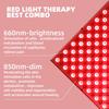 Pannello LED Rosso e Infrarosso da 45W – Combo 660nm + 850nm per Cura della Pelle e Sollievo dal Dolore Muscolare
