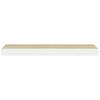 Vidaxl Półki Ścienne, 4 Szt., Kolor Dębu I Biel, 60X23,5X3,8 Cm, Mdf
