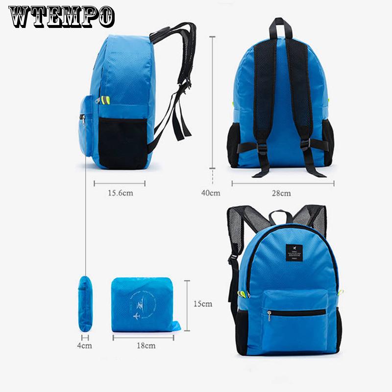 New Nylon Backpack Women Large Capacity School Bag Solid Color Girls Travel Bags Students