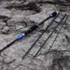 Spinning Angelruten 1,8 M/2,1 m Medium Graphit Carbon Faser Tragbare Reise Karpfen Angeln Reel Rod