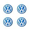 For Volkswagen 56mm Aluminum Alloy Car Wheel Center Decal Hub Sticker Emblem For VW Polo Passat B5 B6 B7 T4 T5 Golf 4 5 6 Tiguan Jetta Gol EO1