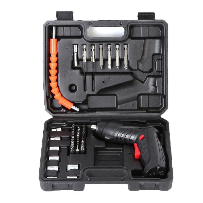 3.6V Rechargeable Mini Electric Screwdriver, Multifunctional Folding Hand Drill Tool
