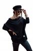 Flamingo Sweater Black Me Gusta