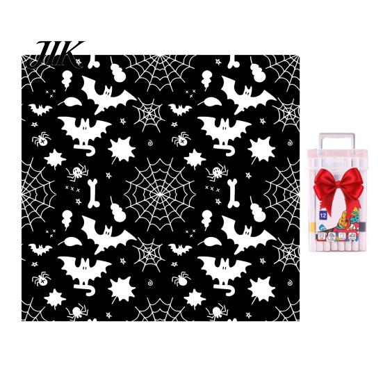 DIY Coloring Blanket for Parties Color Your Own Art Project with Markers Washable Gift Idea Craft Throw Home Decor Holiday Party Activity Unique