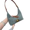Niche Retro Denim Underarm Bag High Sense Versatile Shoulder Bag Commuter Fashion Handbag Women