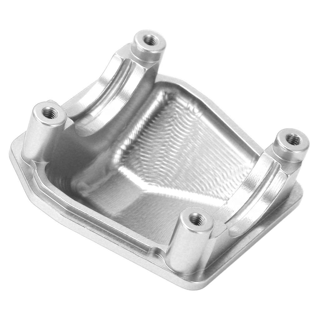 Axle Diff Cover Aluminum Alloy Differential Cover for Axial Scx6 AXI05000 1 6 RC Crawler CarSilver