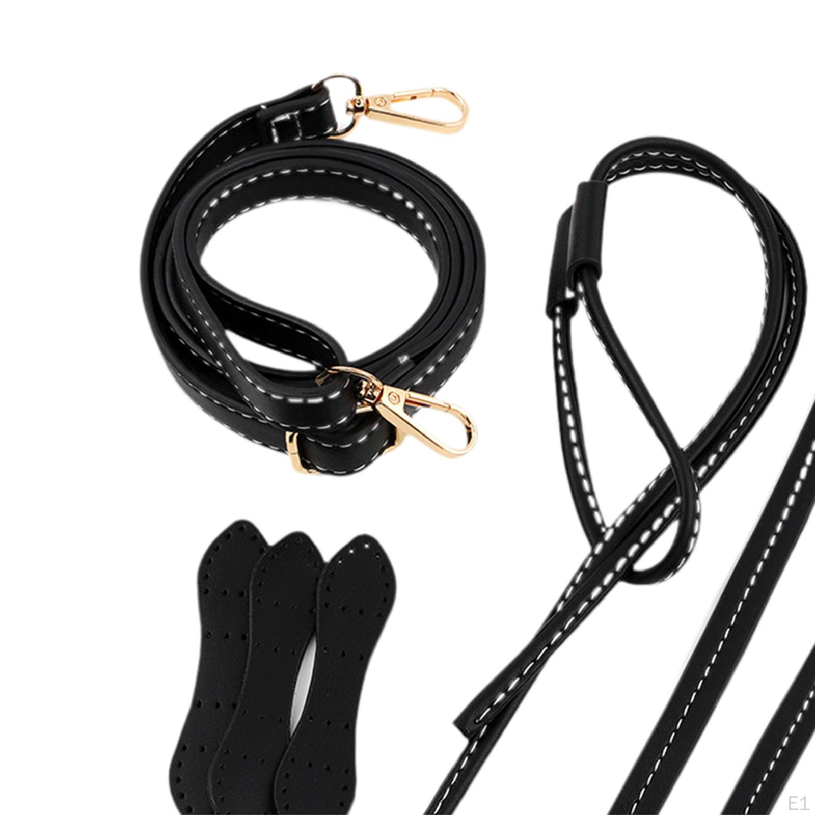 Набор для изготовления ручек для сумок D-образные кольца для ремонта коричневый — фото 5