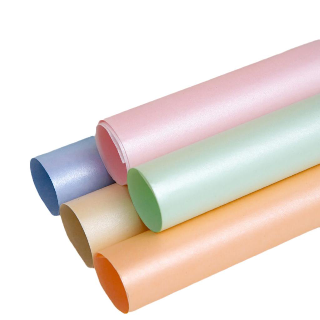 Pearlescent Snow Pear Paper, Flower Wrapping Paper, Bouquet Wrapping Paper, Flower Art, Thickening, Waterproof, Fruit Fold Lining Paper, Materials