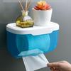 Waterproof Storage Bathroom Storage Box Toilet Paper Storage Rack Punch - Free Wall - Mounted Paper Roll Holder