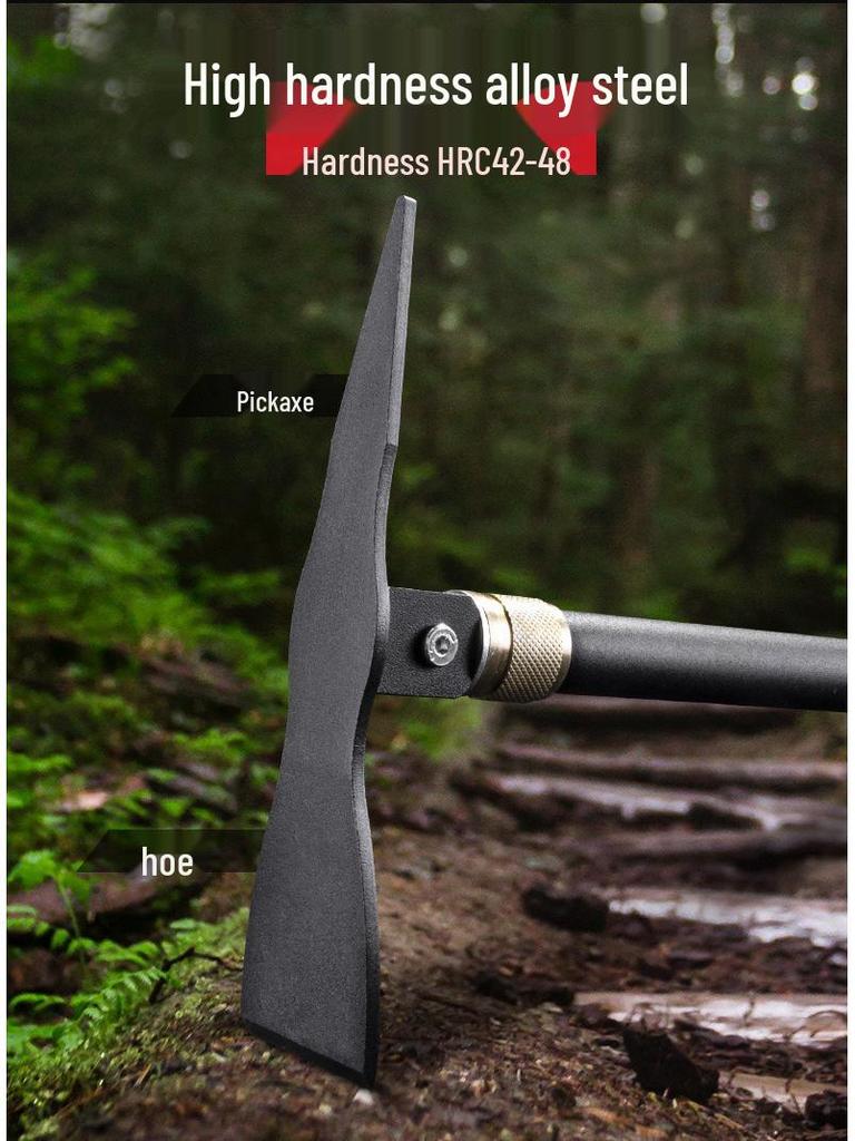Changlin 1531 Multifunctional Folding Shovel & Pickaxe - Portable Outdoor Tool for Camping, Fishing, and Gardening