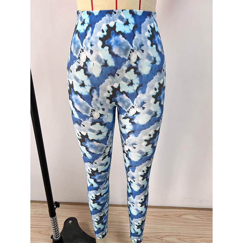 

Новые леггинсы тай-дай: 22 цвета, с высокой талией, эффект «персиковых ягодиц», укороченные брюки для йоги для женщин Small