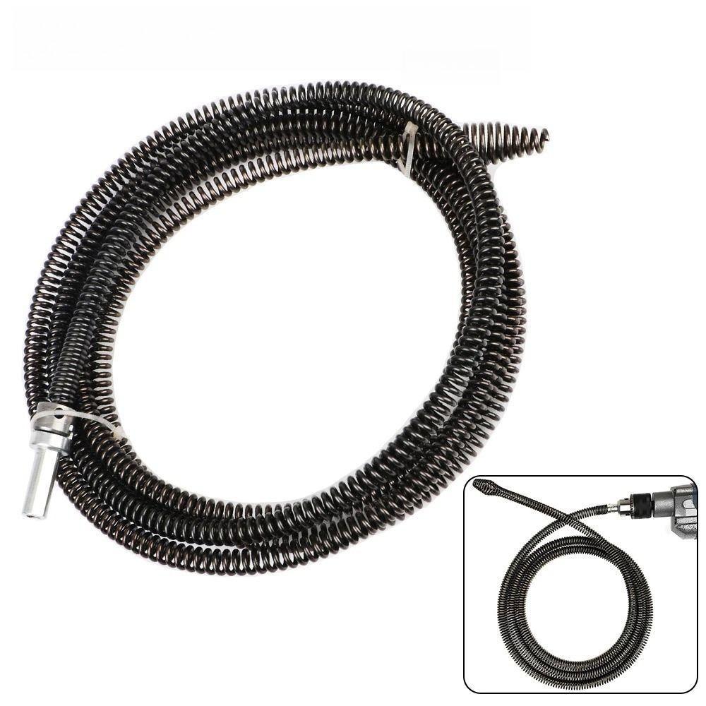 1pc Heavy-Duty Electric Drain Snake with Powerful Motor - 59.06inch Long Flexible Cord & Extension Rod, One-Shot Toilet, Shower, Sink, Bathtub