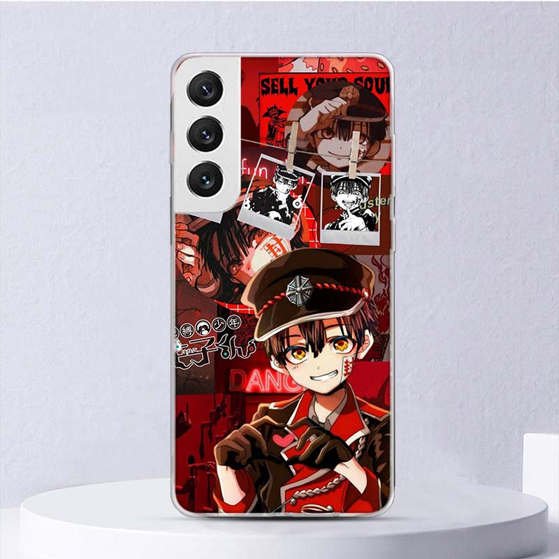 Anime Toilet Bound Hanako Kun Soft Case For Samsung Galaxy M12 M21 M30S M31 M32 M51 M52 Phone Cover Note 8 9 10 + 20 Ultra J4 J6