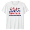All American Brother Fourth Of July Holiday Patriotic Unisex Unisex Graphic Tee