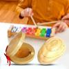 Wood Eggs Shakers Orff Percussion Instruments Finger Castanets Children Entertainment Toy Classroom Music Accessories
