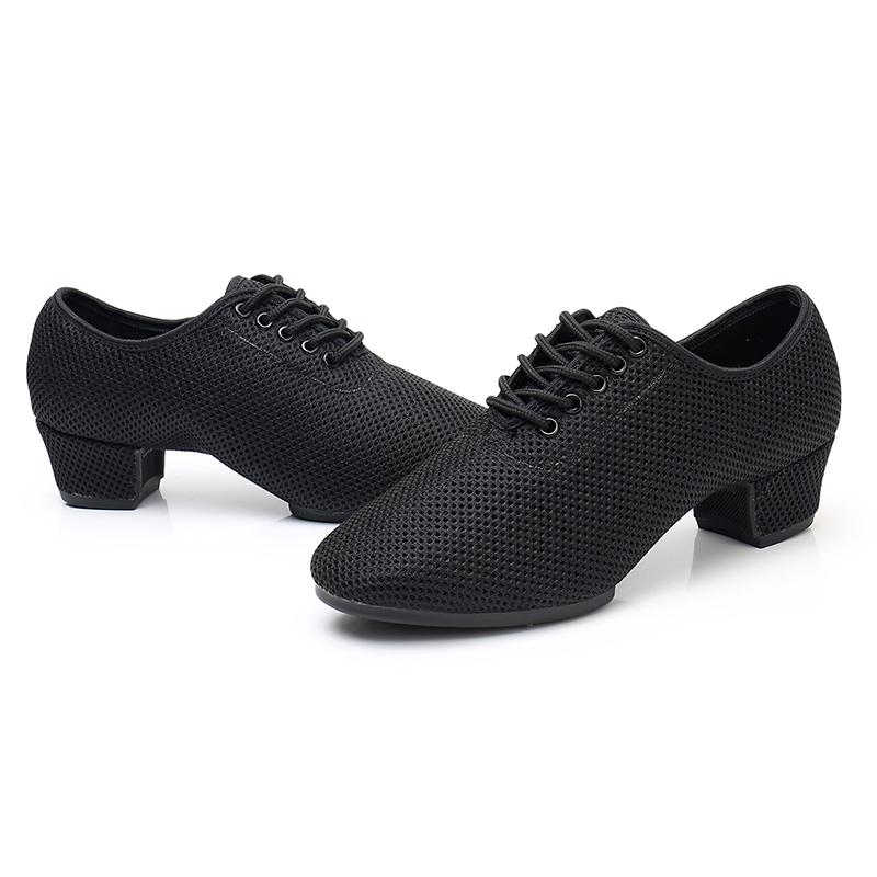 Mesh Dance Shoes Latin Samba Shoe for Women's Ballroom Modern Tango Jazz Practise Shoes