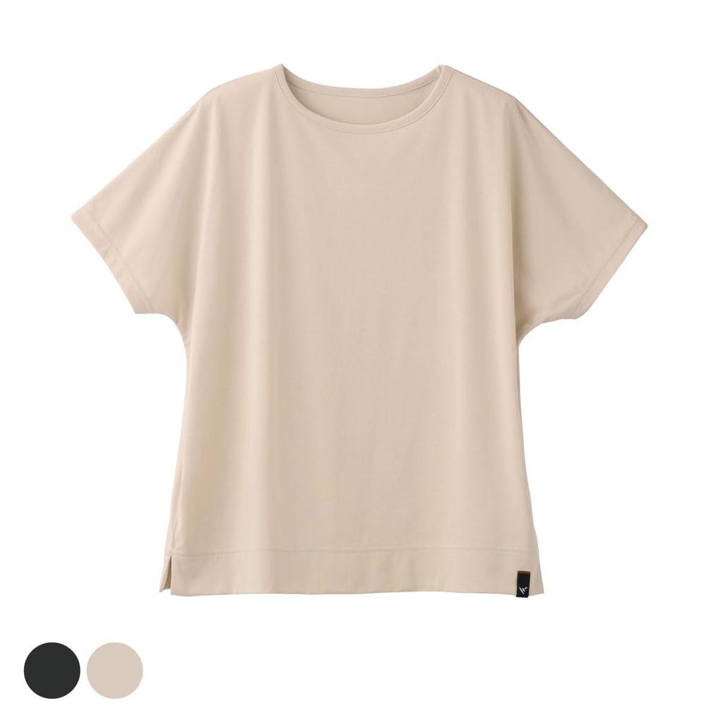 Venex Recovery Days Short Sleeve Size General Medical Device Recovery Wear Women's T-Shirt, Beige, M, 8553,