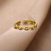 Exquisite Eyes Ring Adjustable Crystal Ring Cool Demon Eye Finger Ring  Overlay