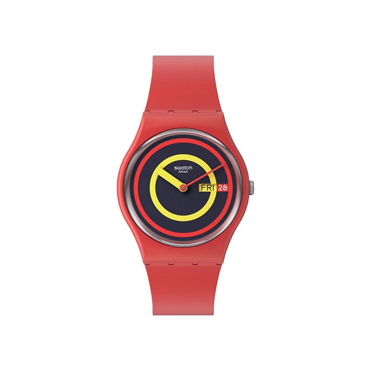 SWATCH Unisex Gent Series 34mm Black Watch SO28R702 SO28R702 SO28R702